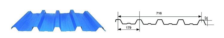 size ASTM A653 G550 Galvanized Corrugated Roofing Sheets